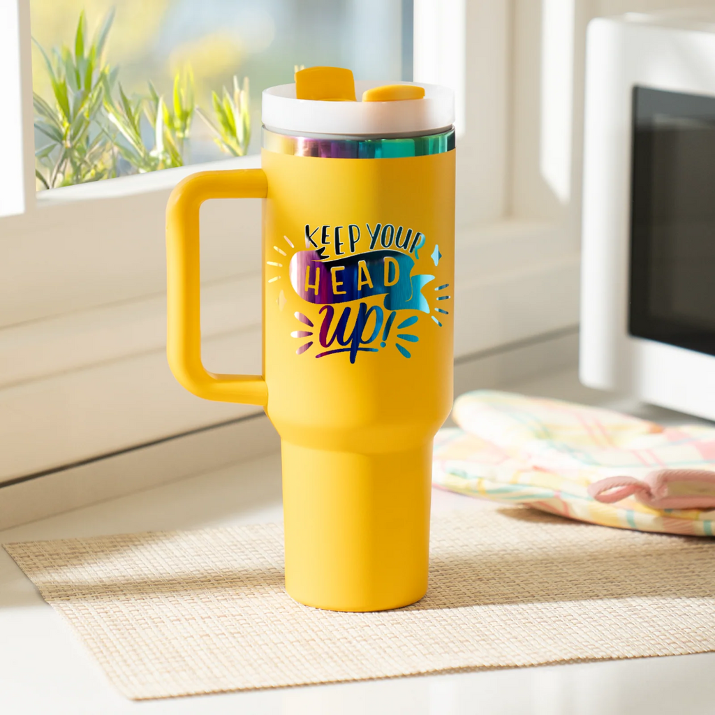 40oz Iridescent Ring Adventure Travel Tumbler