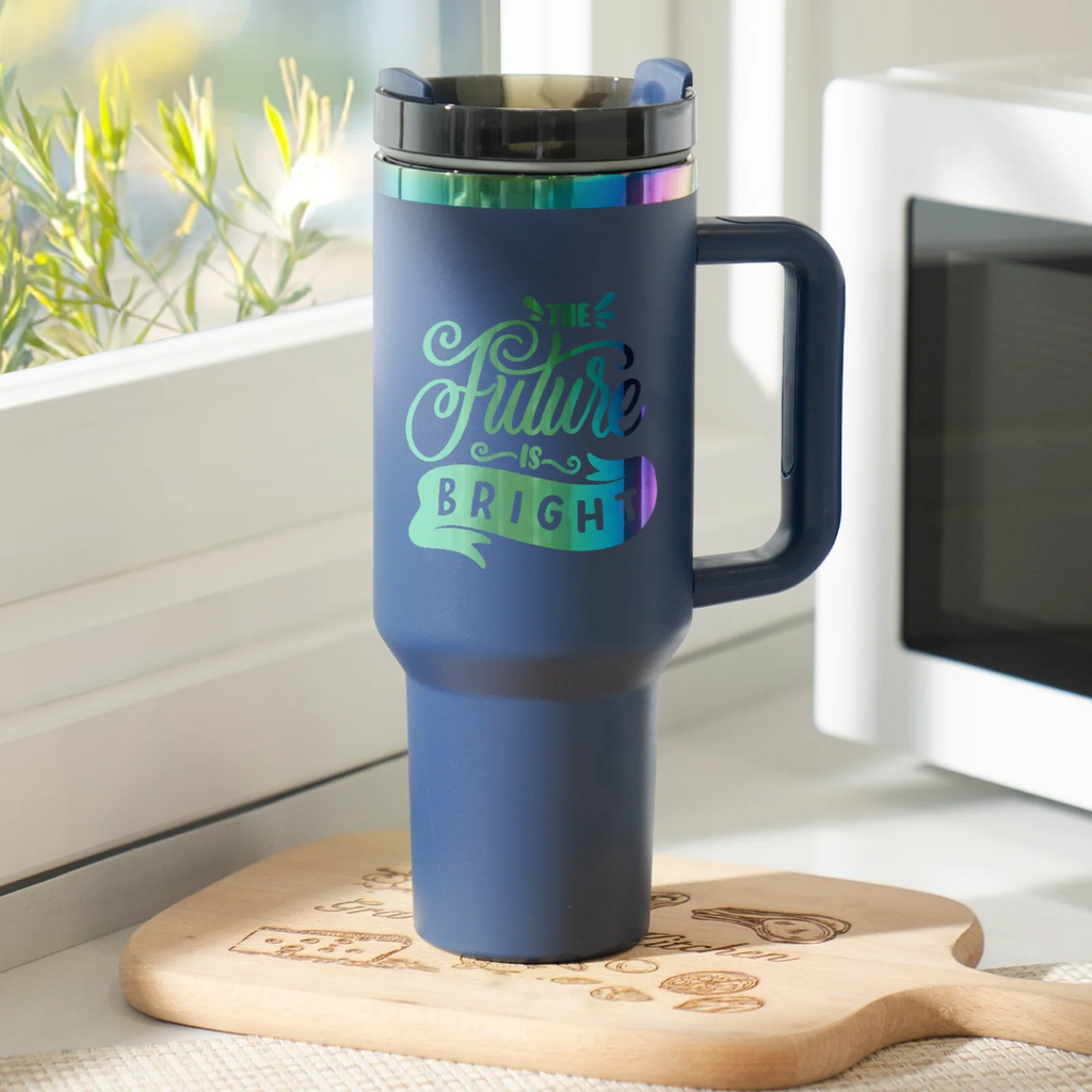 40oz Iridescent Ring Adventure Travel Tumbler