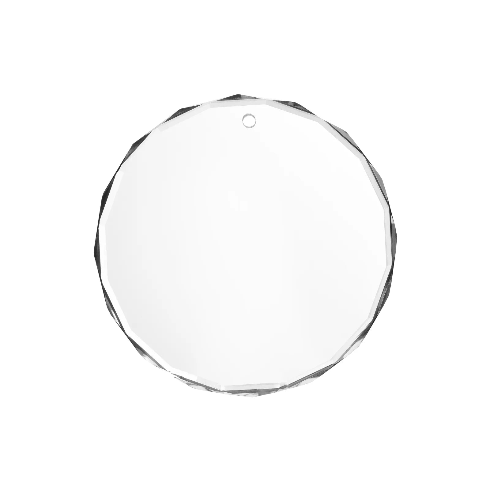 Sparkling Faceted Crystal Ornament